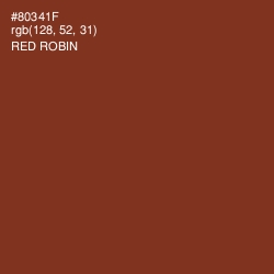 #80341F - Red Robin Color Image